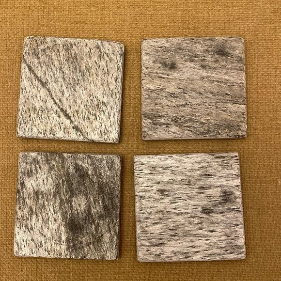 Threshold Other - Threshold stone coasters gray - set of 4